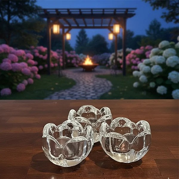 Crystal Lotus T-Lite Holder
