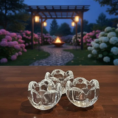 Crystal Lotus T-Lite Holder